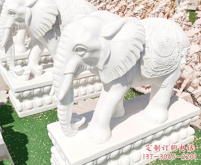 泸州大象石雕雕塑
