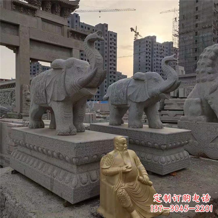 泸州大象石雕吸水