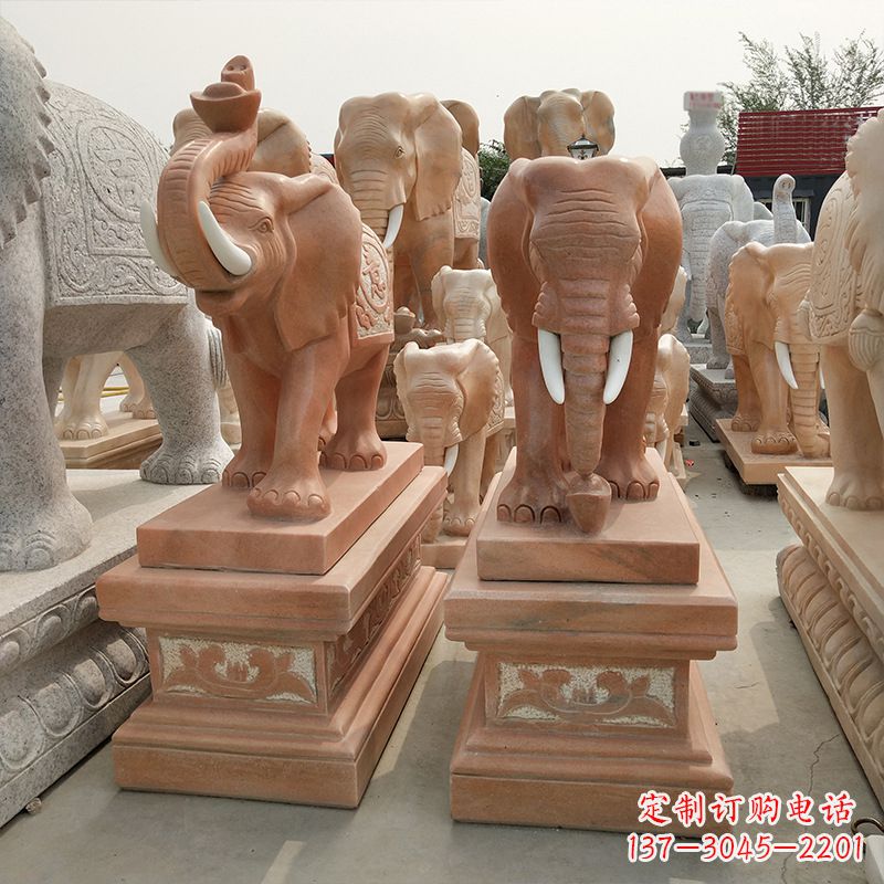 泸州大象水缸石雕塑