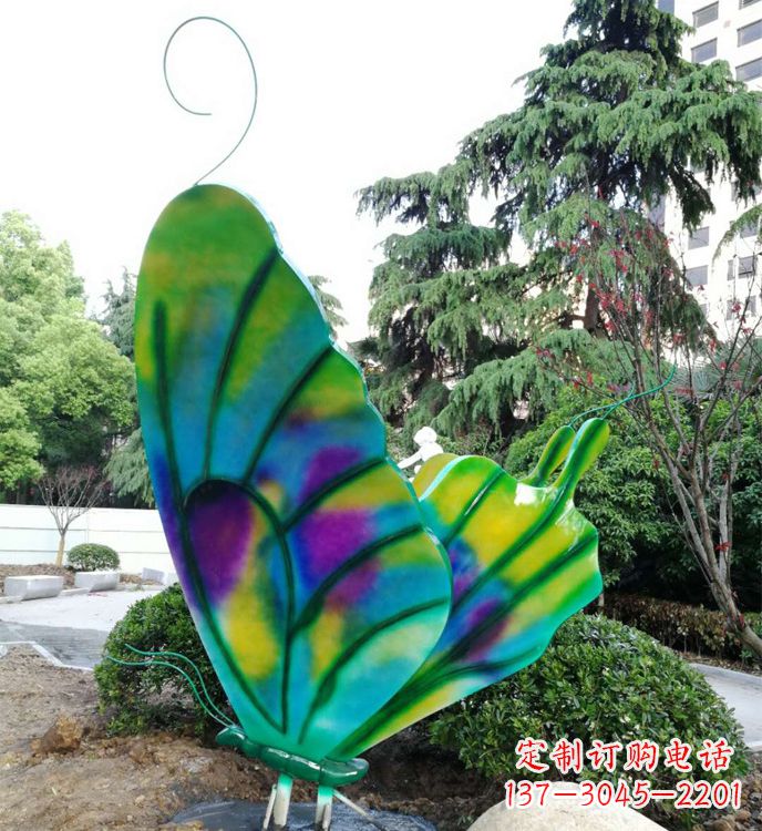 泸州不锈钢蝴蝶雕塑,装点城市广场