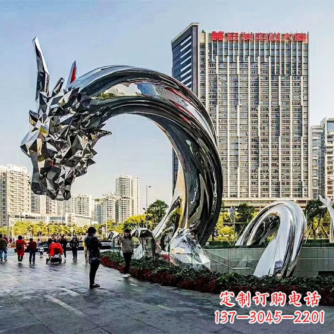 泸州不锈钢创意动物雕塑