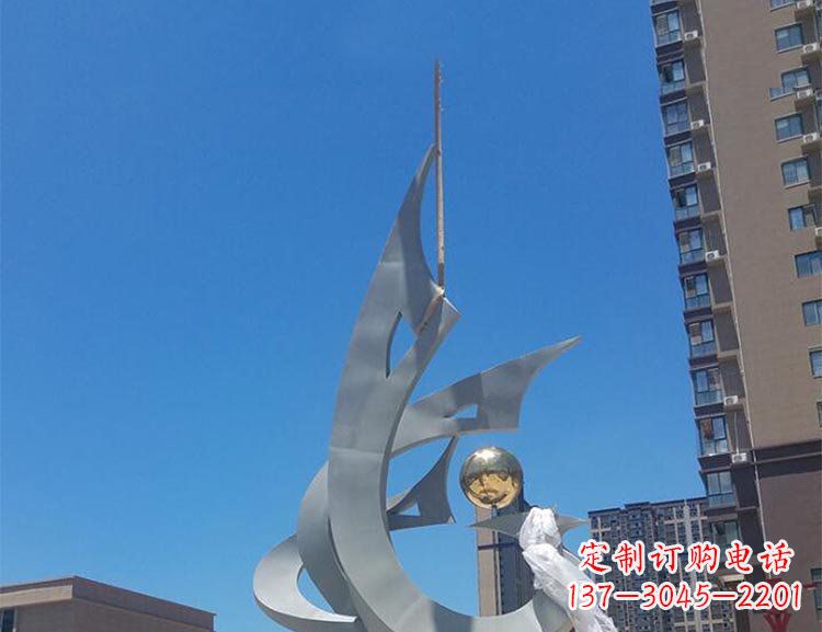 泸州精美特大不锈钢凤凰雕塑