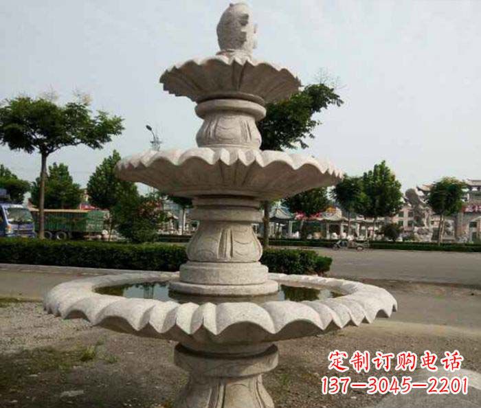 泸州精美的喷泉石雕塑