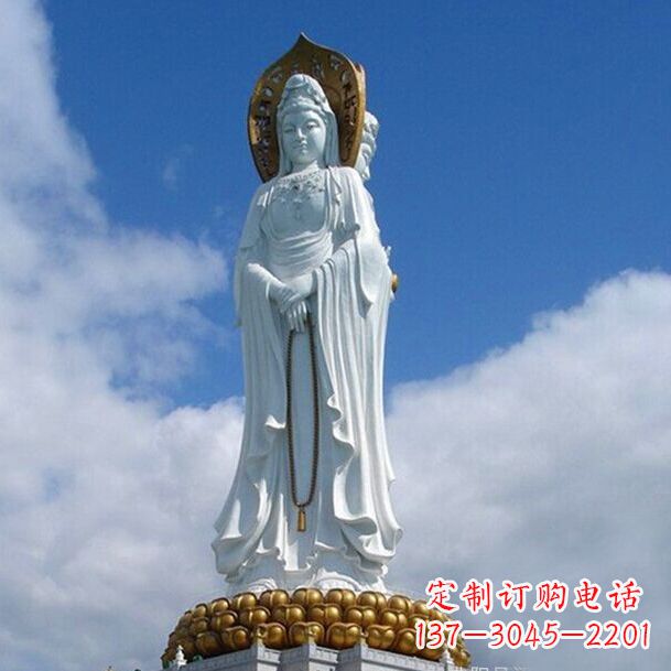 泸州观音石雕大型景观雕塑