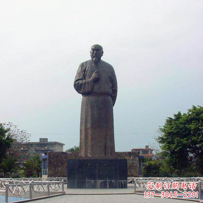泸州精美林则徐雕塑,传承历史文化