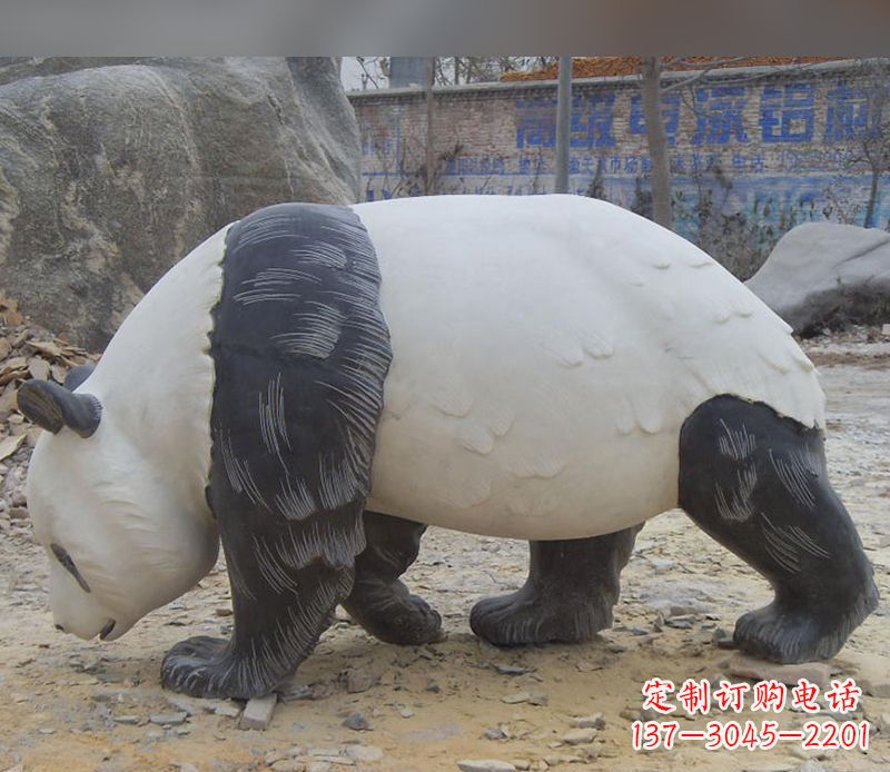 泸州特色熊猫石雕定制