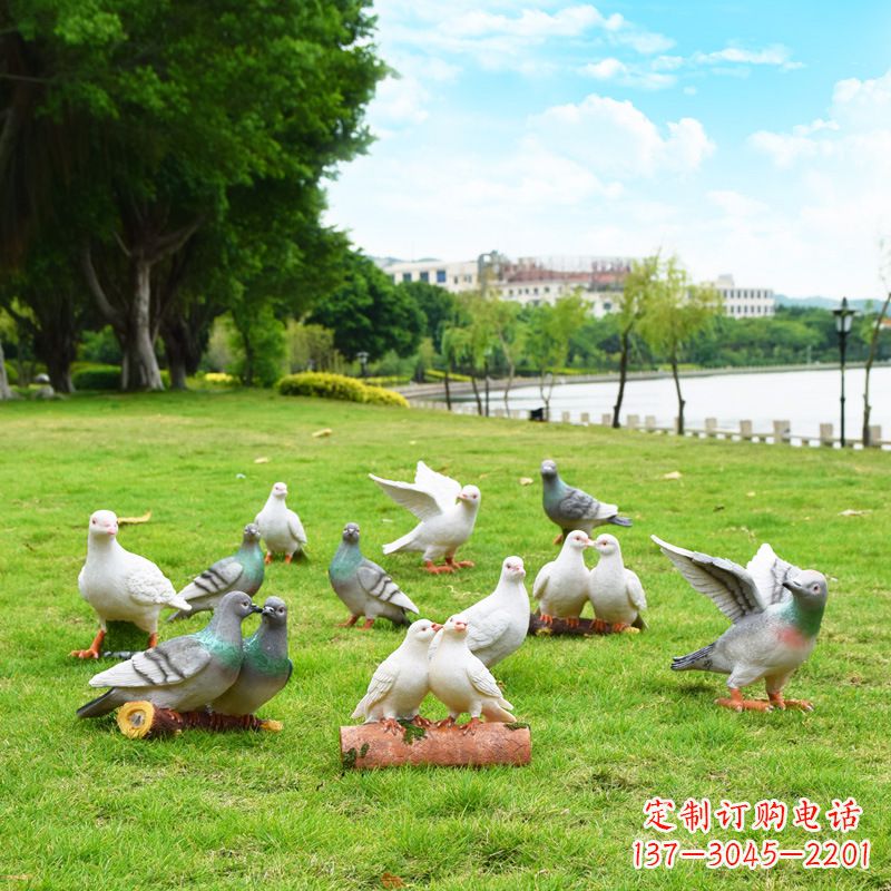 泸州大学和平鸽雕塑