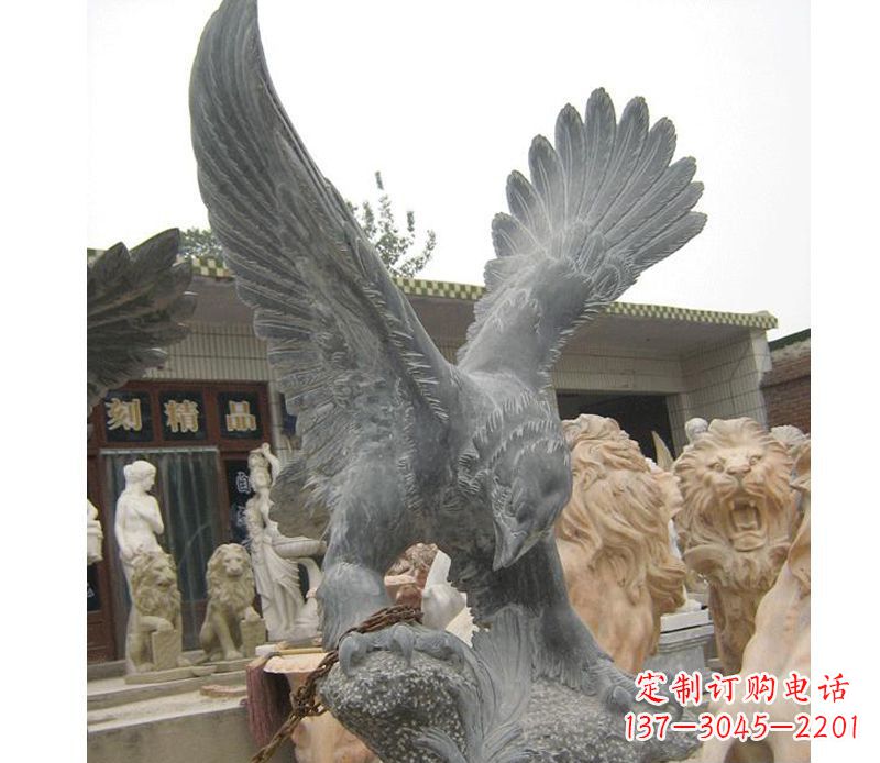 泸州大展宏图老鹰石雕