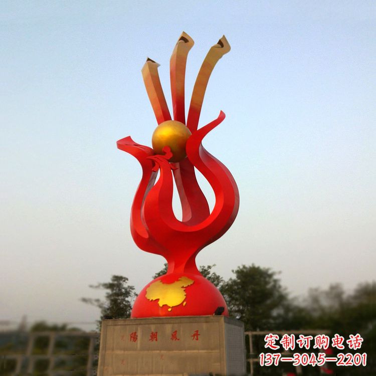 泸州精美不锈钢凤凰雕塑