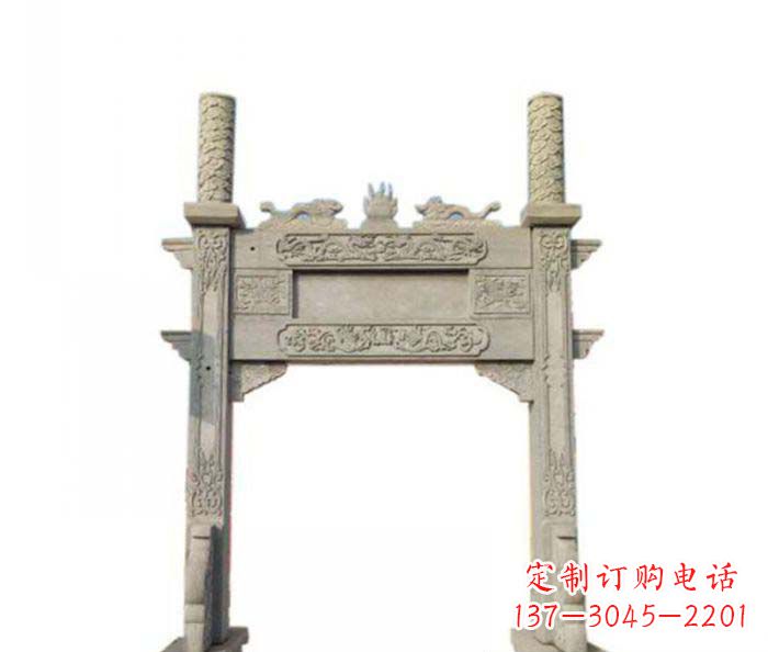 泸州产品名称中领雕塑-牌坊石雕