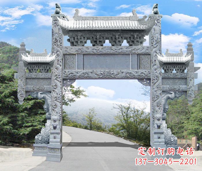 泸州精美牌坊雕塑