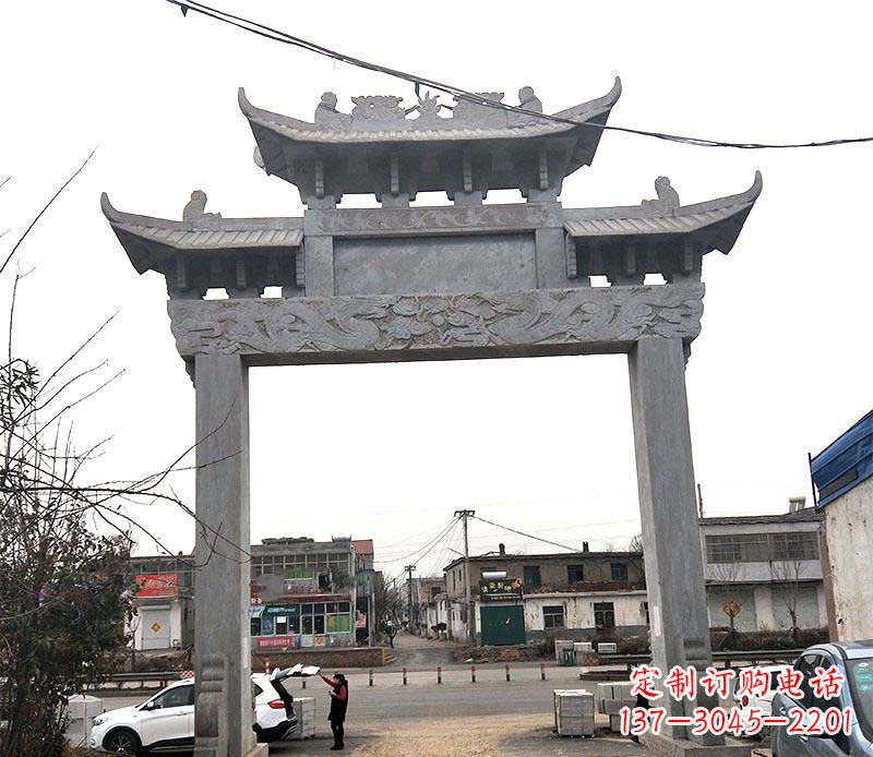 泸州精美大理石牌坊石雕