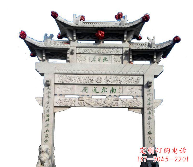 泸州精美石牌坊雕塑