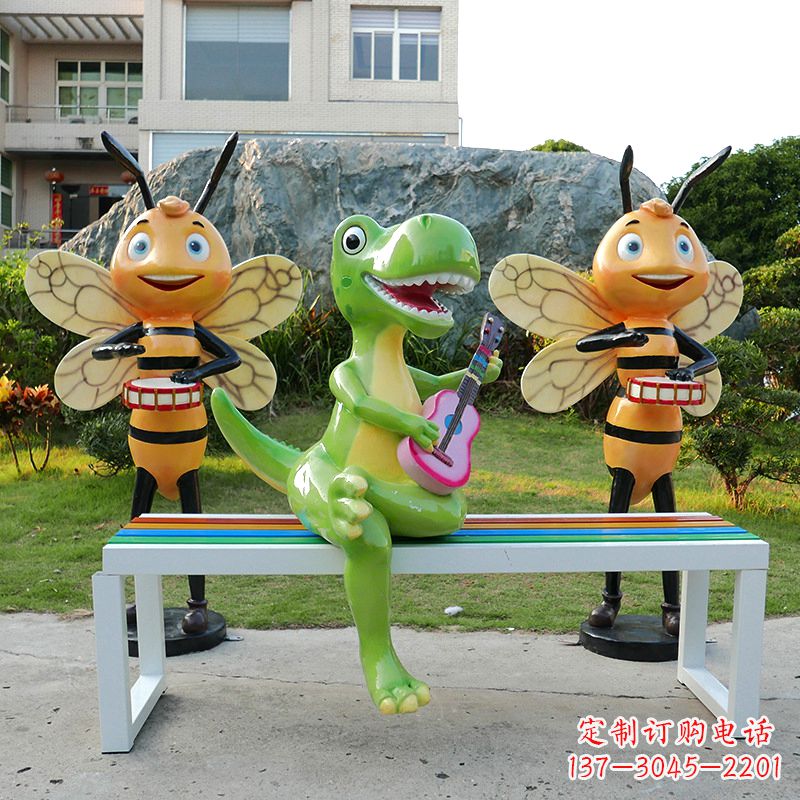 泸州吉他恐龙雕塑