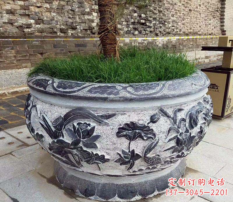 泸州精美花盆雕塑,点亮你的道路景观