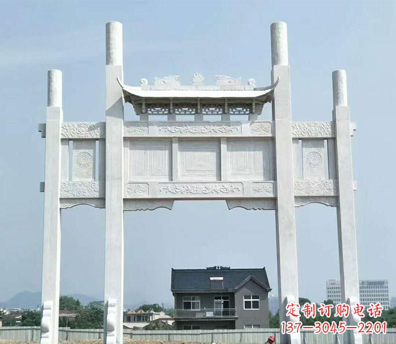 泸州精美牌坊雕塑