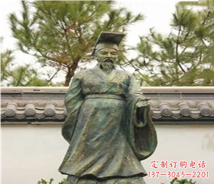 泸州青铜雕刻汉武帝铜雕