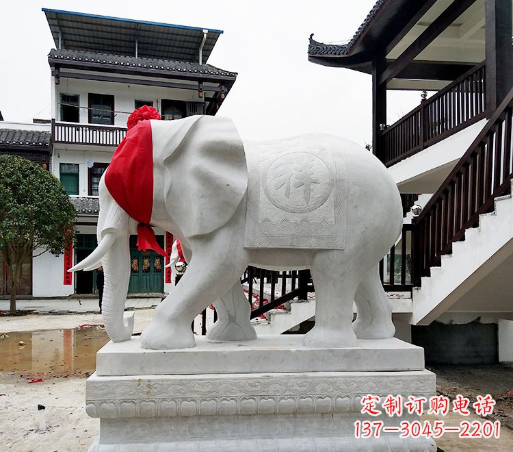 泸州精致大象雕塑