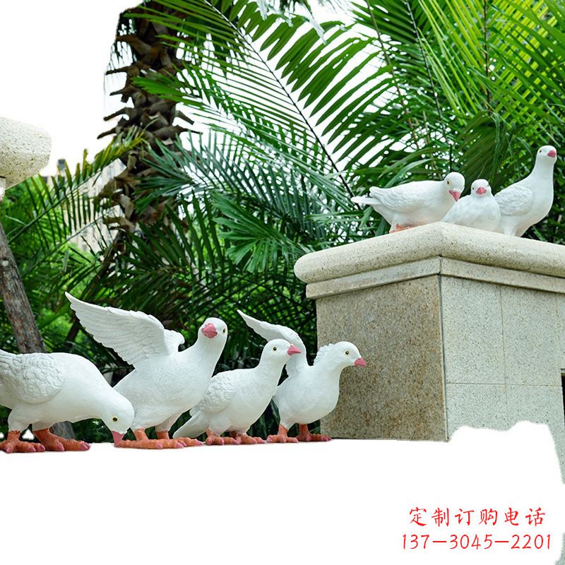 泸州精美纯铜鸽子雕塑