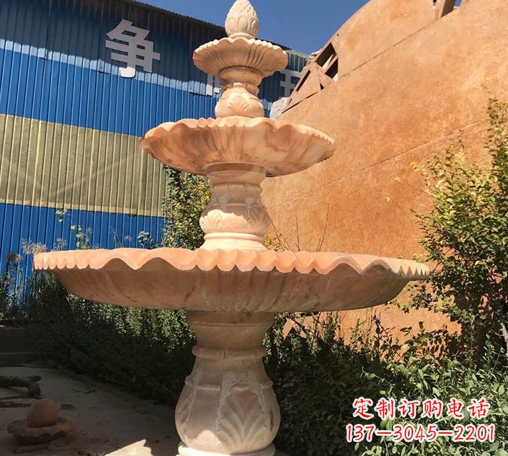 泸州跌水盆喷泉石雕——精美的喷泉雕塑