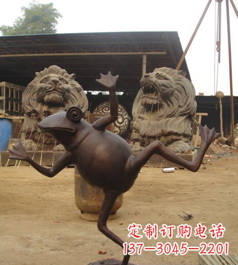 泸州动物青蛙铜雕
