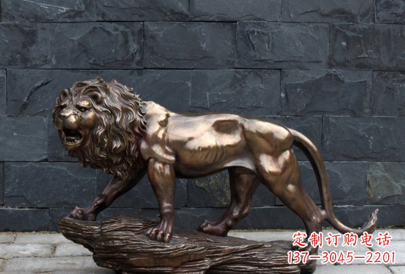 泸州高雅雕刻—狮子铜雕塑