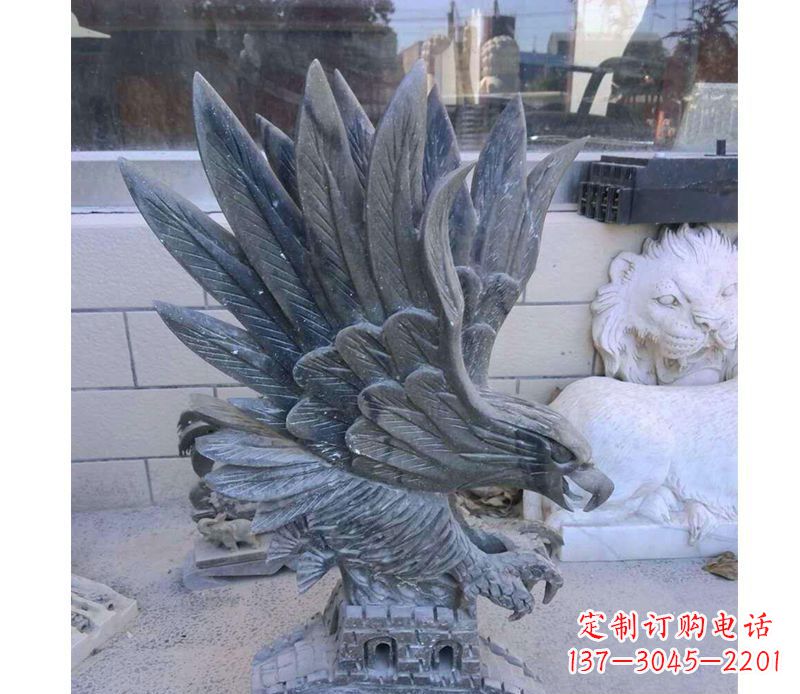 泸州动物雄鹰石雕
