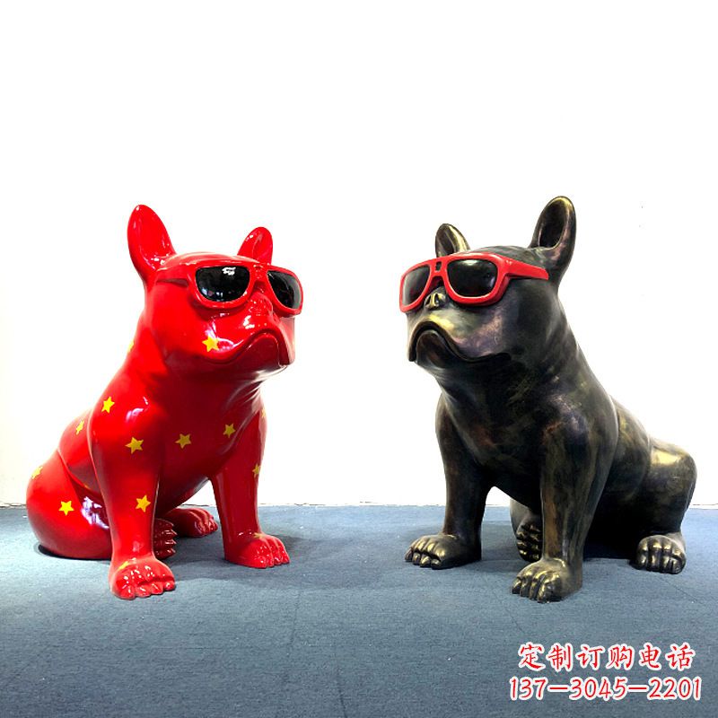 泸州斗牛犬雕塑摆件