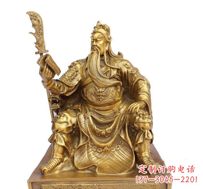 泸州精美关公铜雕