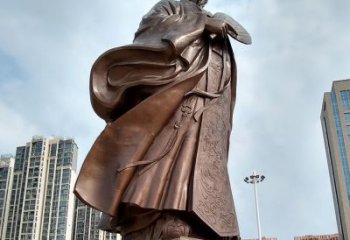 泸州珍贵的雕塑艺术--诸葛亮卧龙先生
