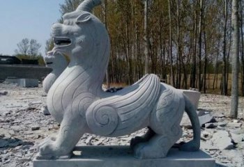 泸州独角兽雕塑，神兽石雕带你穿越回古老神话中