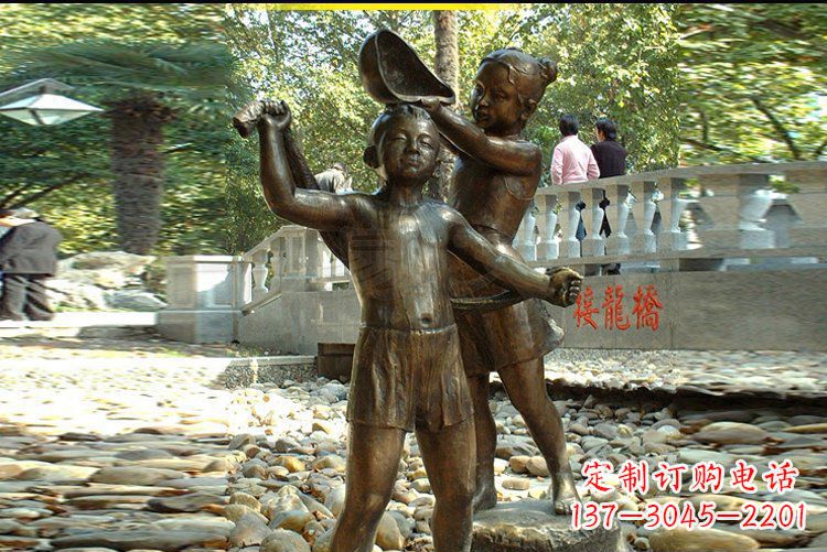 泸州优雅可爱的儿童雕塑
