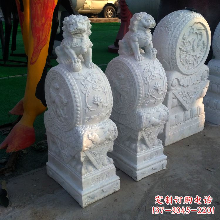 泸州仿古门墩石雕塑,让您的家园更加精致