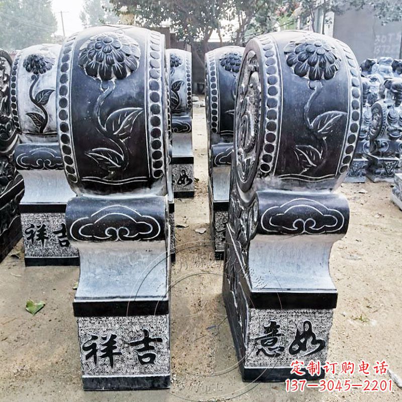 泸州古典门墩雕塑