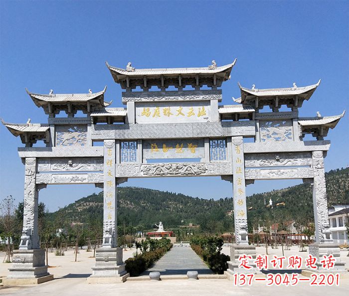 泸州特色牌坊石雕