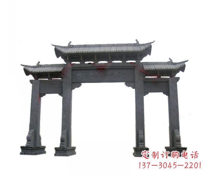 泸州精美仿古牌坊石雕
