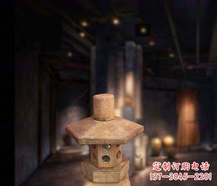 泸州精美仿古石灯雕塑