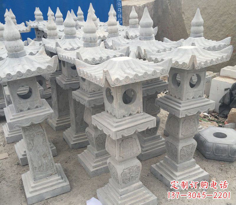 泸州仿古石灯园林景观石雕