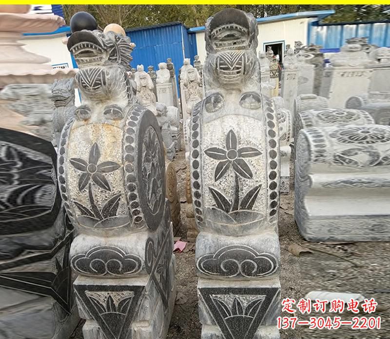 泸州仿古石门墩雕塑,传承历史文化