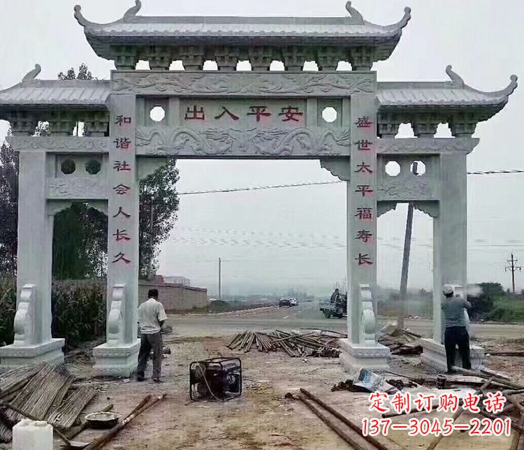 泸州仿古石牌坊石雕