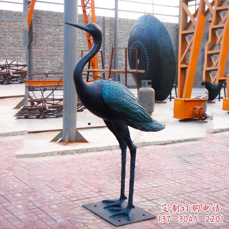 泸州仿古仙鹤雕塑
