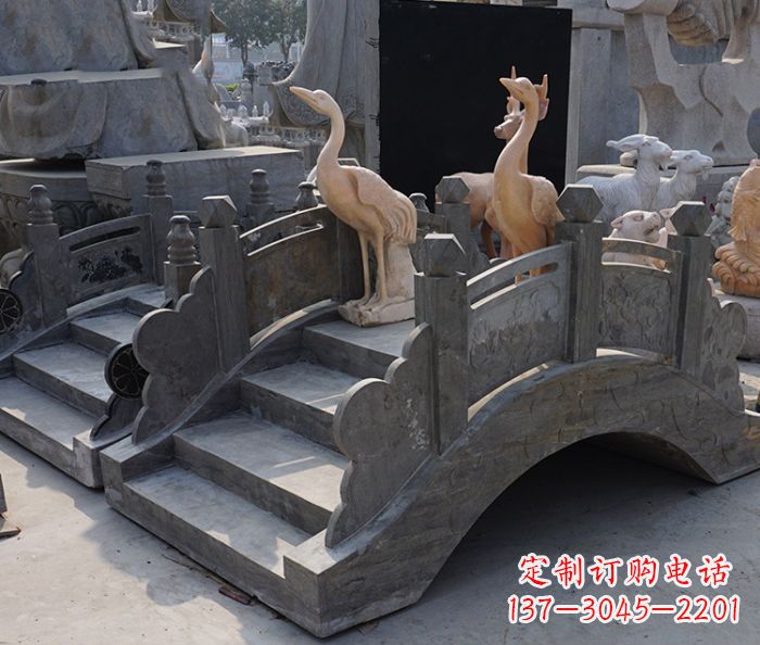 泸州精致石制仿古拱桥雕塑
