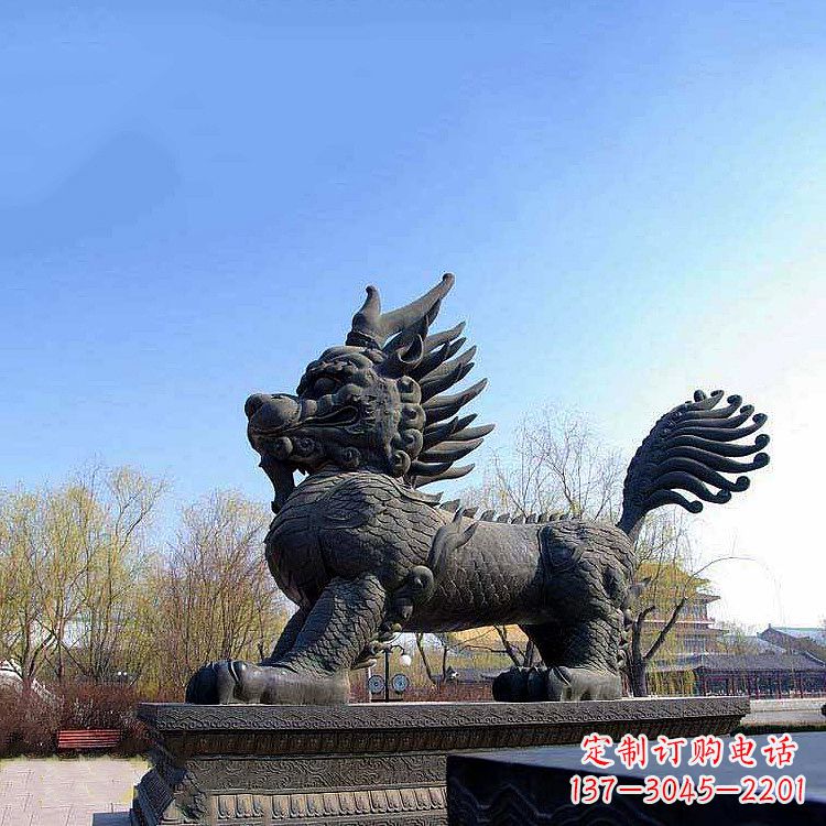 泸州古典麒麟雕塑,精美绝伦