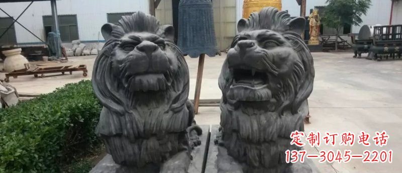 泸州玻璃钢狮子雕塑