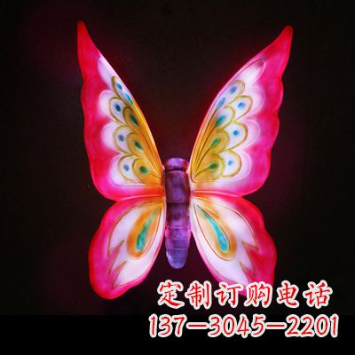 泸州定制发光蝴蝶雕塑
