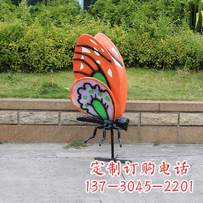 泸州高端红色蝴蝶雕塑