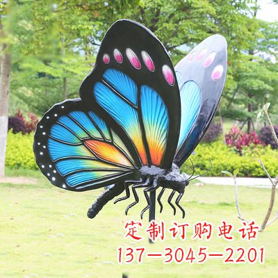 泸州蓝蝴蝶雕塑-让你的室内空间焕发生机