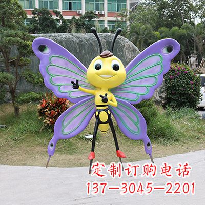 泸州仿真蝴蝶雕塑,精致多彩、灵动优雅