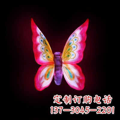 泸州红发蝴蝶 小号发光雕塑