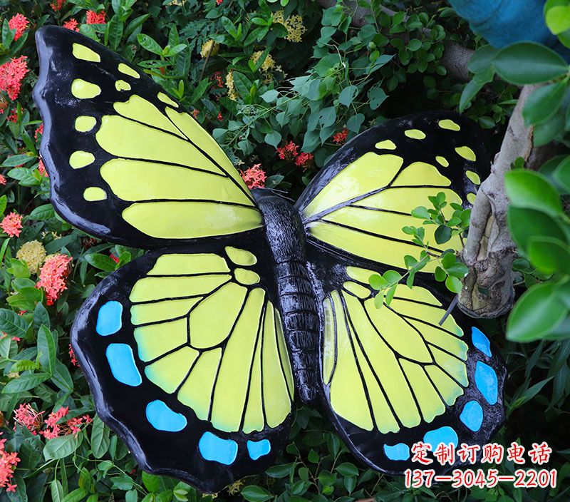 泸州玻璃钢蝴蝶雕塑